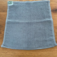 Roastbears Barista Tuch 25x25 in Dunkelgrau aus 100% Bambus-Viskose